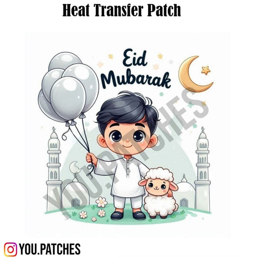 Heat Transfer Eid Mubarak Patch