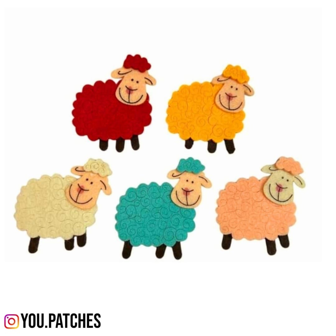 Fabric Sheep Patches
