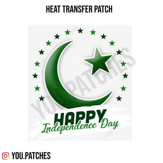 Heat Transfer Happy Independence Day Patch