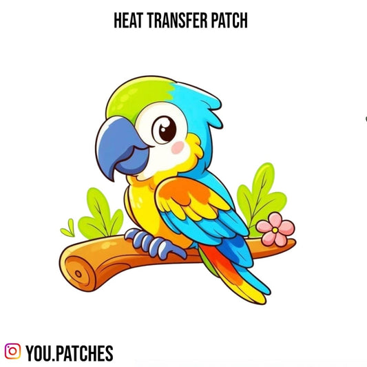 Heat Transfer Parrot Patch