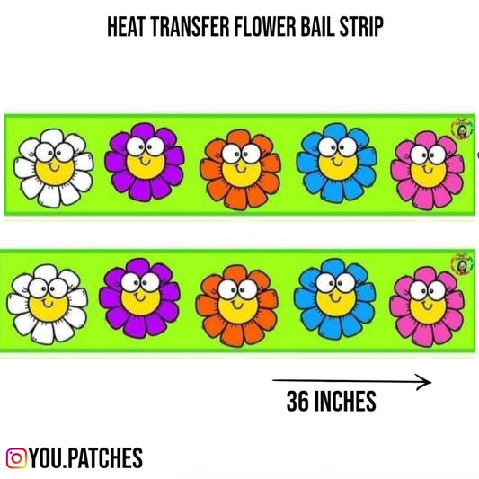 Heat Transfer Flower Strip