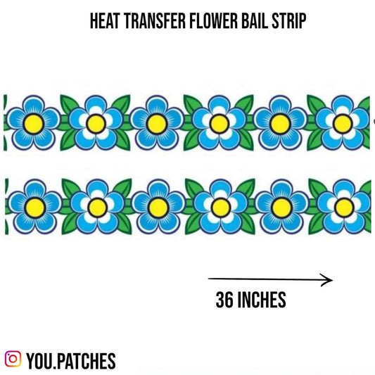 Heat Transfer Flower Strip