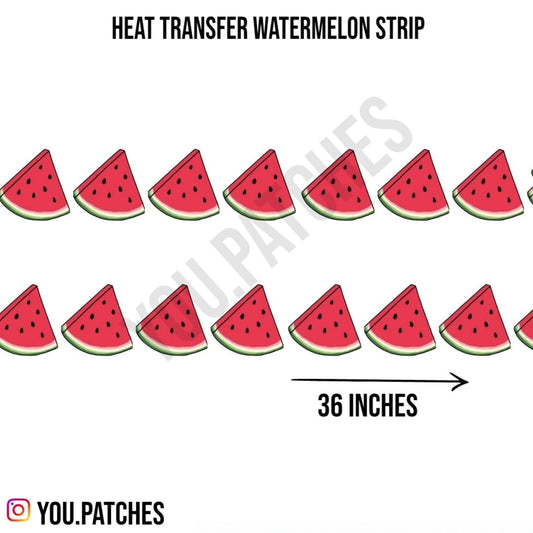 Heat Transfer Watermelon Strip