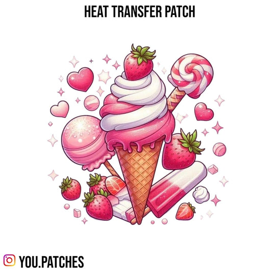 Heat Transfer Ice Cream Patch