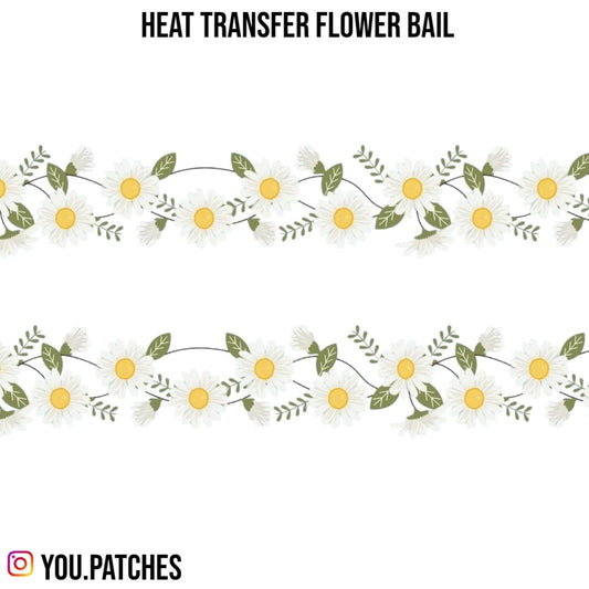 Heat Transfer Flower Bail Strip