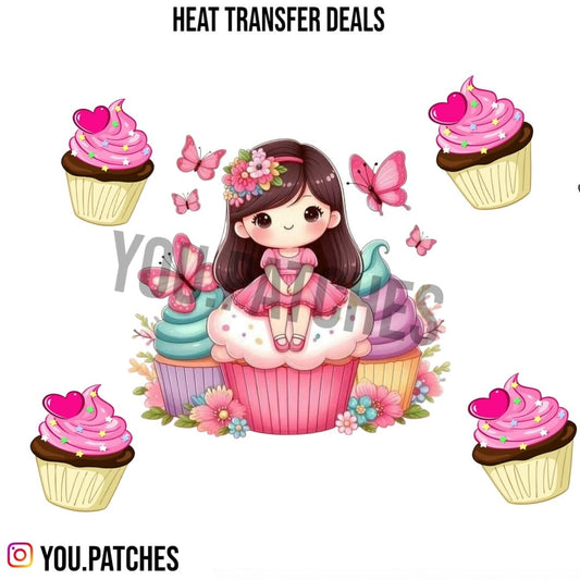 Heat Transfer Cupcake Deal (Pack of 5)