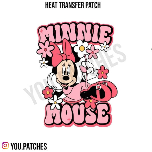Heat Transfer Minnie Mouse Patch