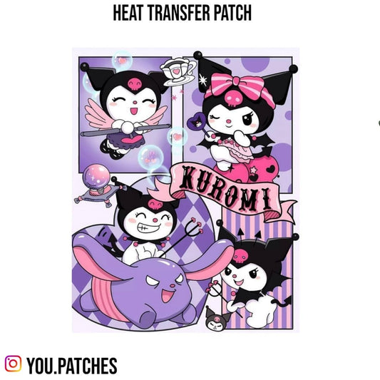 Heat Transfer Kuromi Patch
