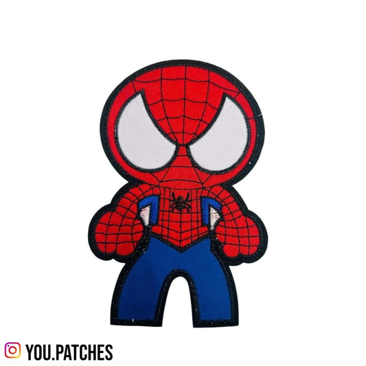 Embroided Iron On Spiderman Patch