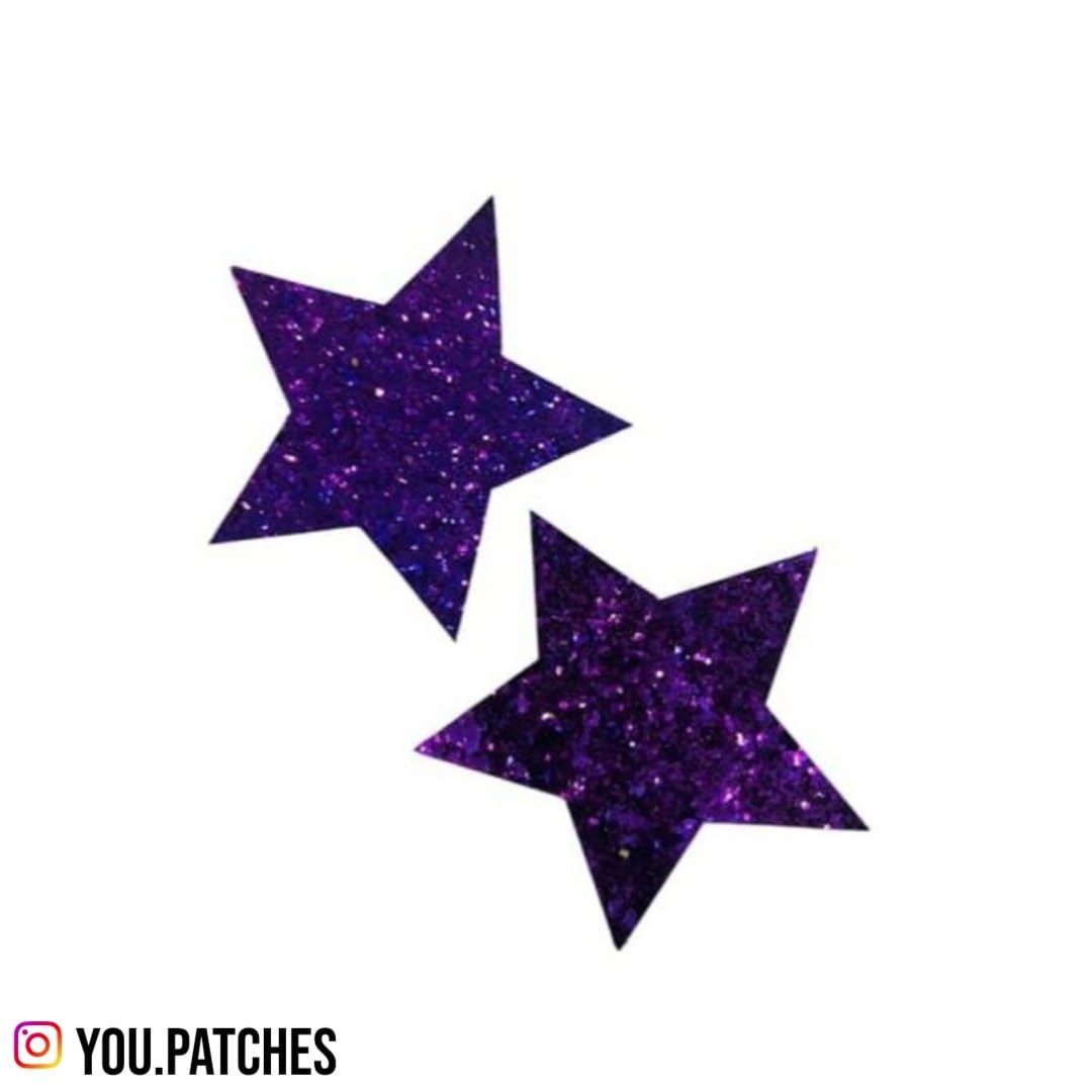 Glittery Stars Patch (Pack of 2)