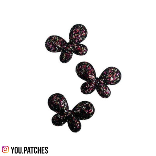 Glittery Butterfly Patch (Pack of 3)