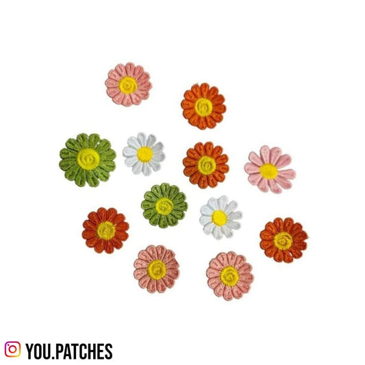 Multi Flower Patches (Pack of 12)