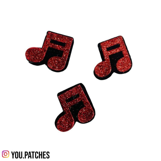 Glittery Music Patch (Pack of 3)