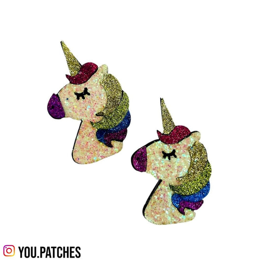 Glittery Unicorn Patch (Pack of 2)
