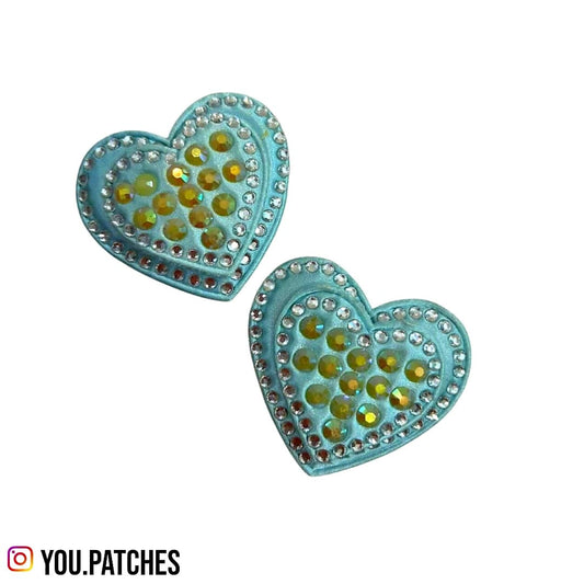 Embellished Heart Patches (Pack of 2)