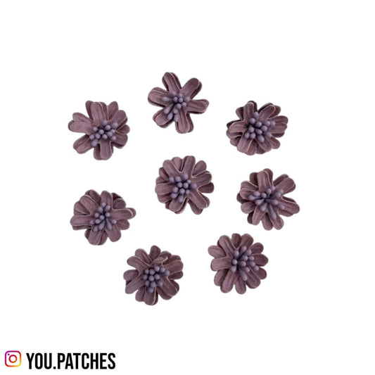 Purple Flowers Patch (Pack of 15)