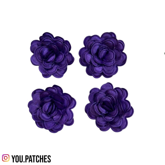 Ribbon Flowers Patch (Pack of 4)