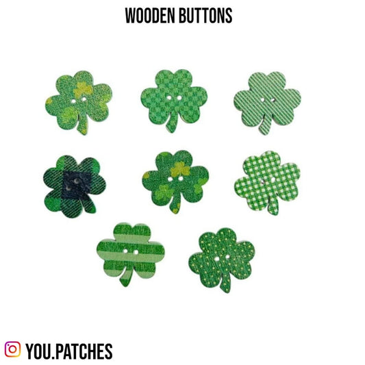 Leaf Wooden Buttons