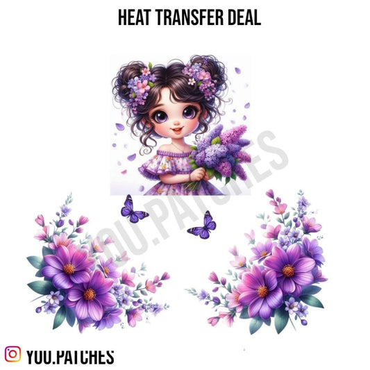 Heat Transfer Doll Patches Deal (Pack of 5)