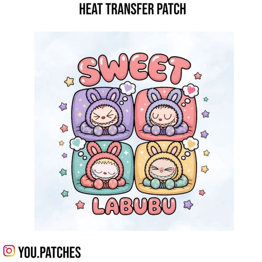 Heat Transfer Labubu Patch
