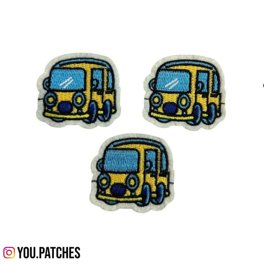 Embroided Bus Patch (Pack of 3)