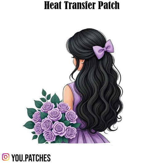 Heat Transfer Girl Patch