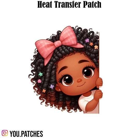 Heat Transfer Girl Patch