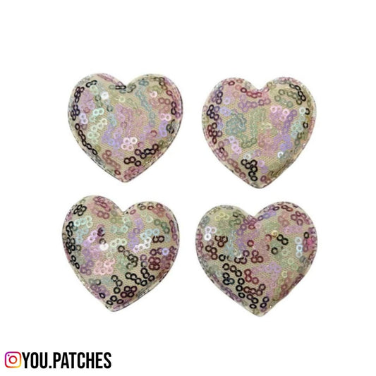 Sequenced Hearts Patch (Pack of 4)