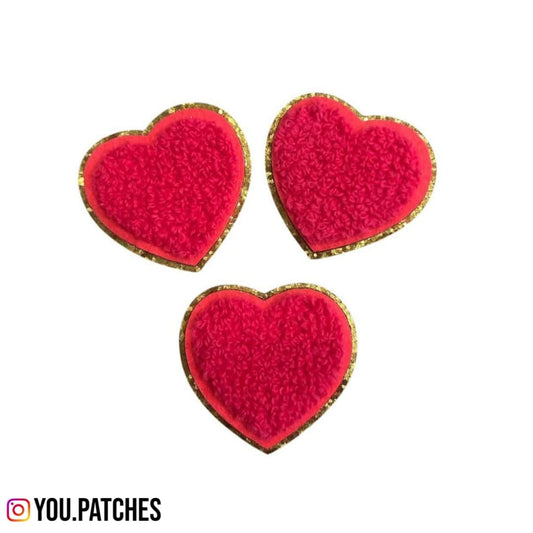 Puffy Hearts Patch (Pack of 3)