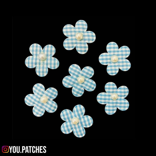 Blue White Flowers (Pack of 12)