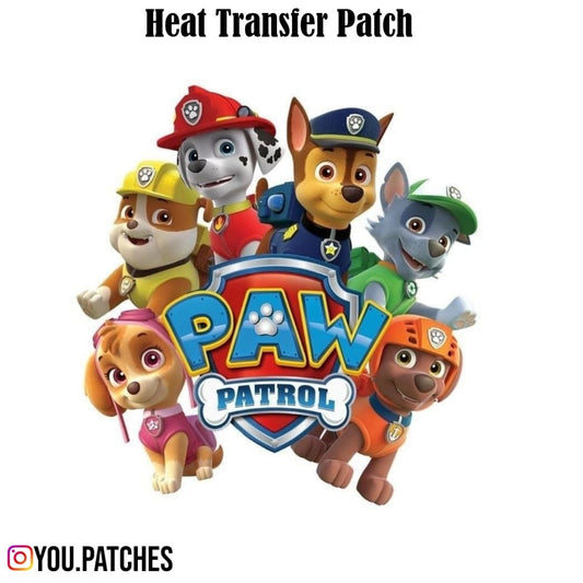 Heat Transfer Paw Patrol Patch