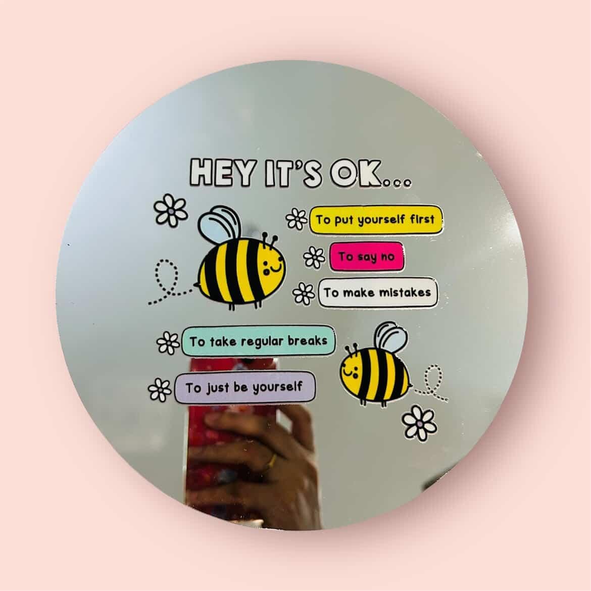 Wall Decoration Mirror (Quotation)