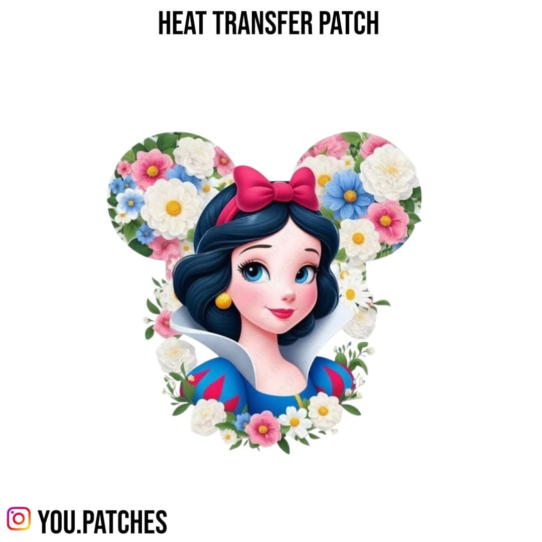 Heat Transfer Snow white Patch