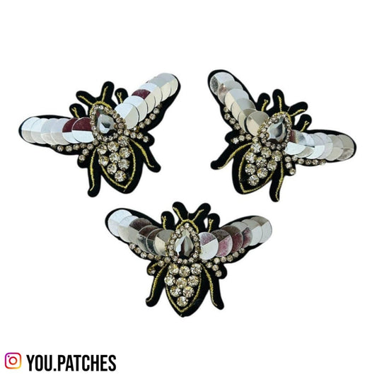 Embellished Bee Patch (Pack of 3)