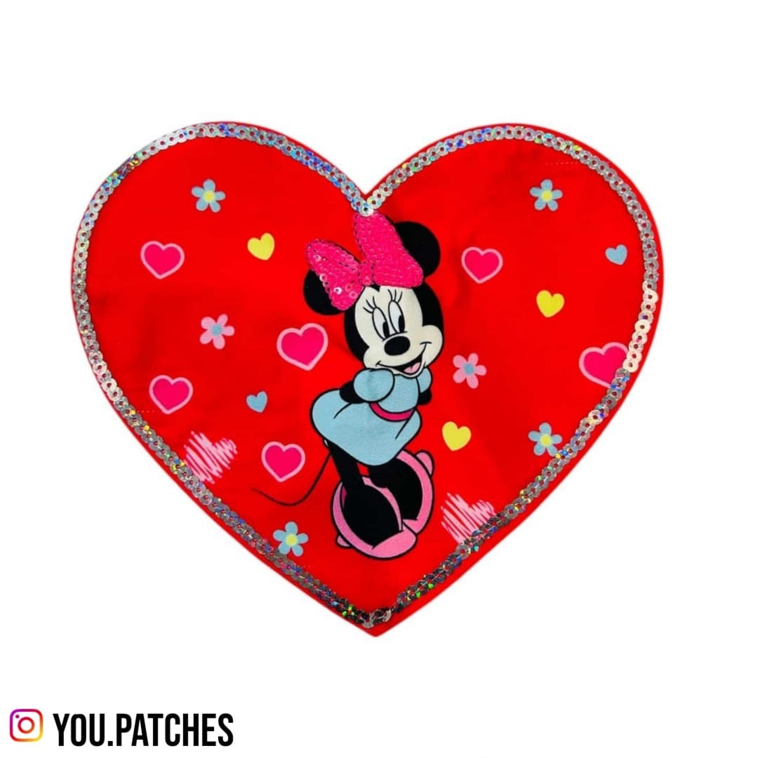 Fabric Minnie Patch with Lights