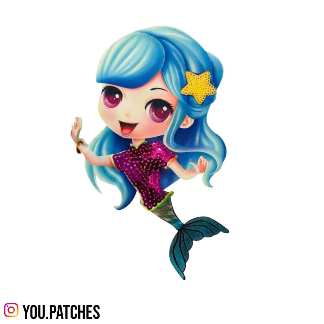 Iron On Mermaid Patch