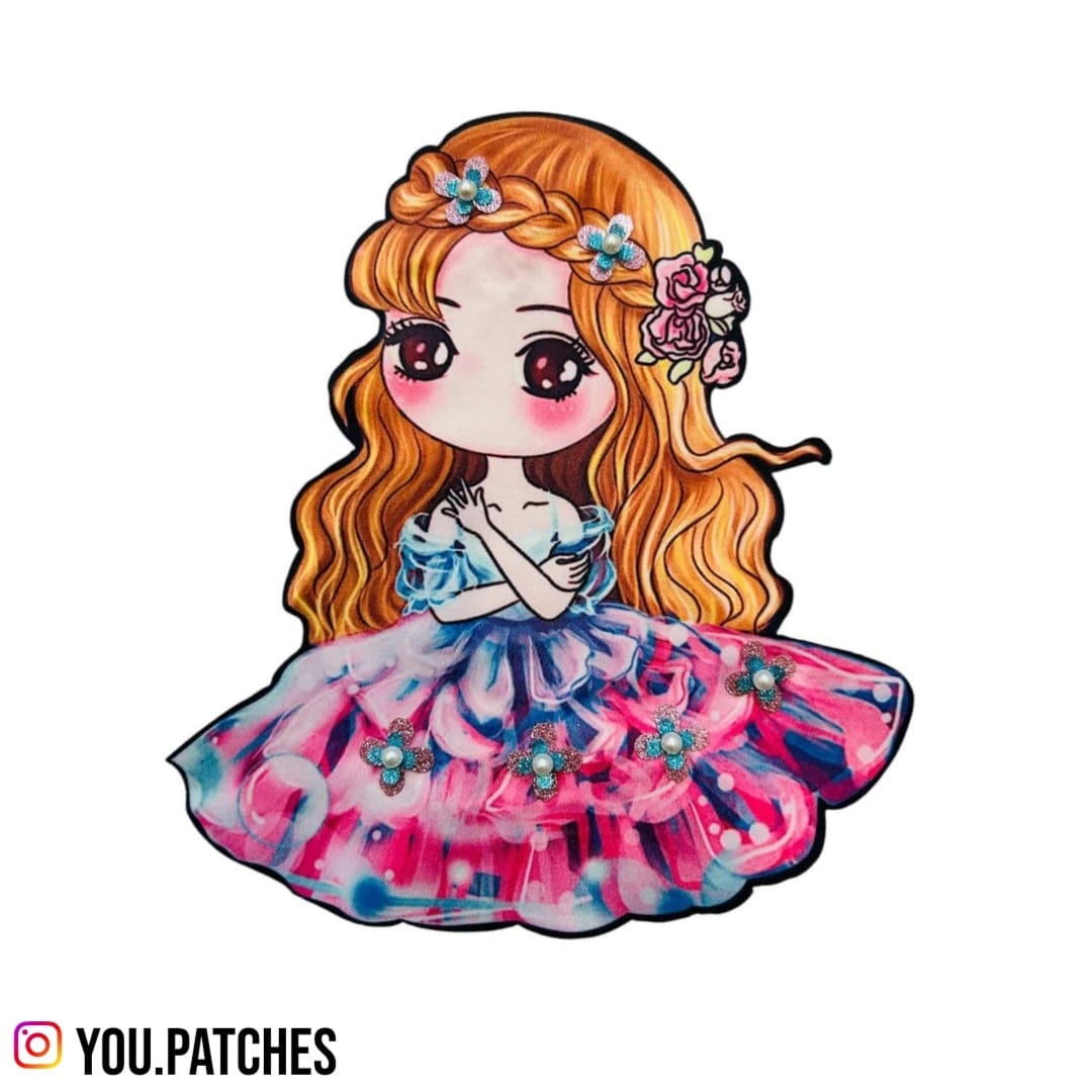 Embellished Doll Patch