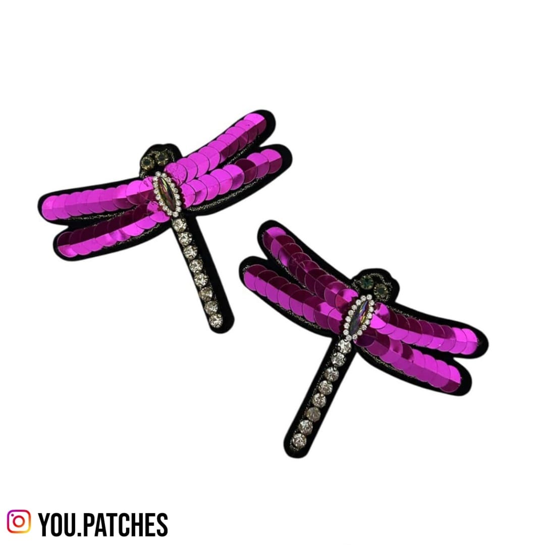 Embellished Flies Patch (Pack of 2)