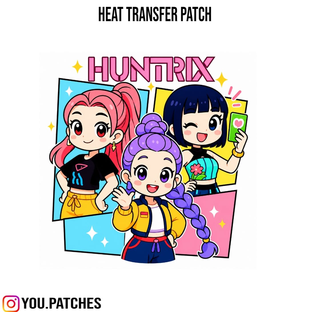 Heat Transfer Huntrix Patch