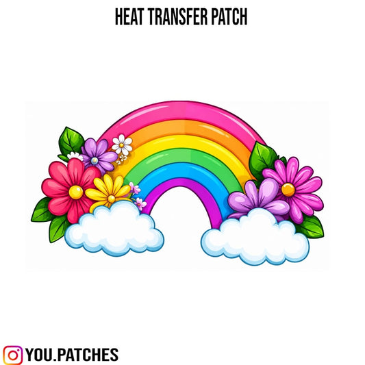 Heat Transfer Rainbow Patch
