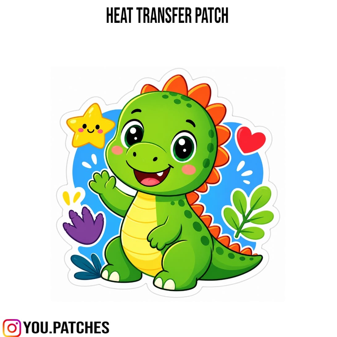 Heat Transfer Baby Dino Patch