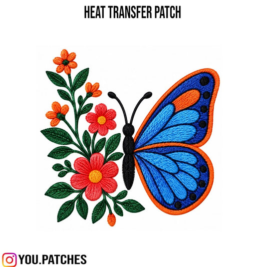 Heat Transfer Butterfly Patch