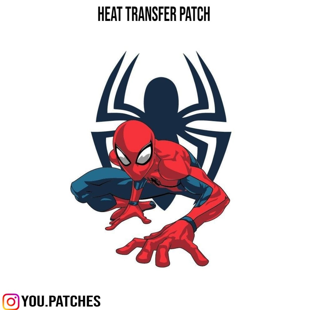 Heat Transfer Spiderman Patch