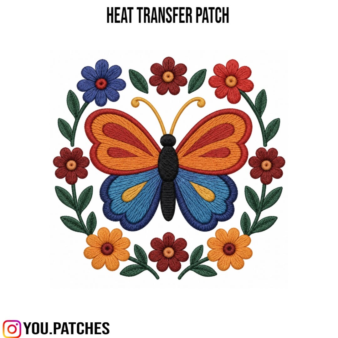 Heat Transfer Butterfly Patch