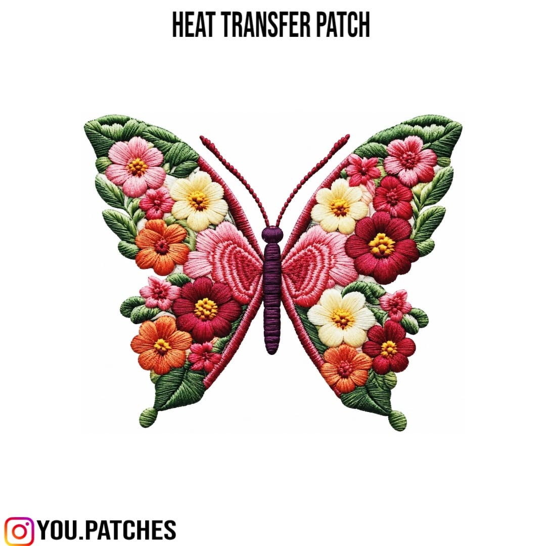 Heat Transfer Butterfly Patch
