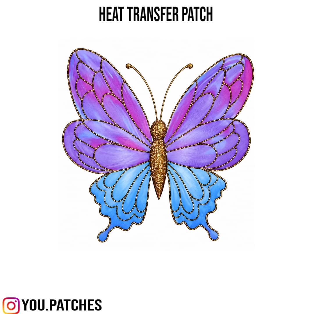 Heat Transfer Butterfly Patch