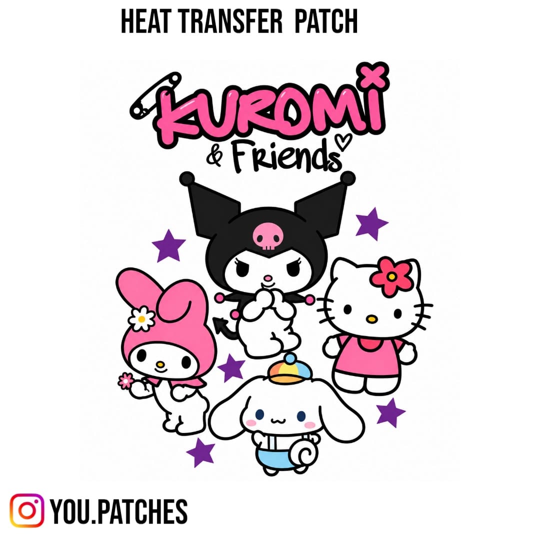 Heat Transfer Kuromi Patch
