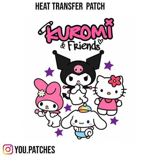 Heat Transfer Kuromi Patch