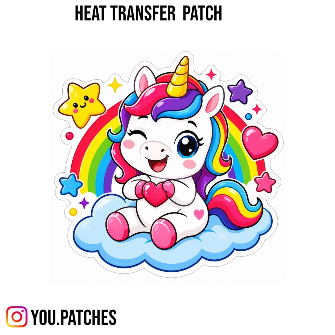Heat Transfer Unicorn Patch