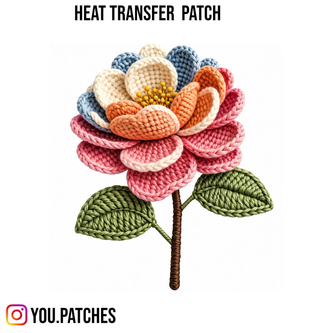 Heat Transfer Flower Patch